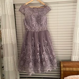 Lavender vintage homecoming dress